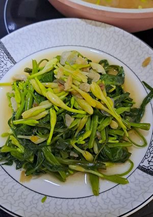 Foto resep Tumis Kangkung Bunga Pepaya
