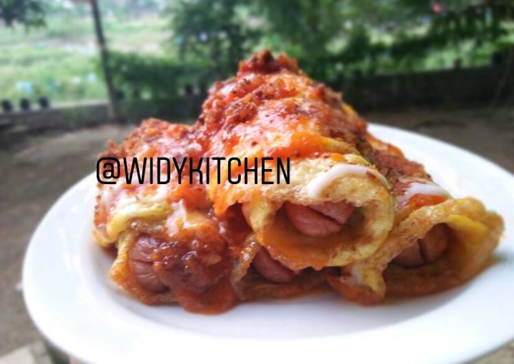 Sosis selimut telur 😊