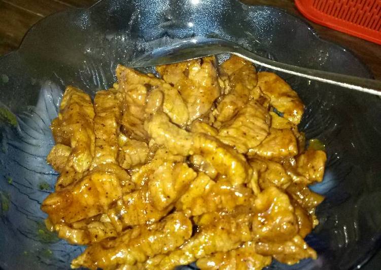 Beef Teriyaki Black Paper