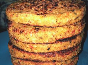 Una foto de Hamburguesas Veganas 🙏🏼🌱 de- Porotos de soja