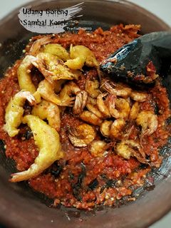 Foto resep Udang goreng sambal korek