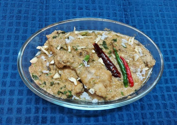 Simple Way to Prepare Super Quick Homemade Khus Masala Coconut Chicken