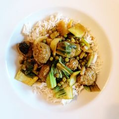 A picture of Fragrant Ginger & Lemongrass Meatballs.