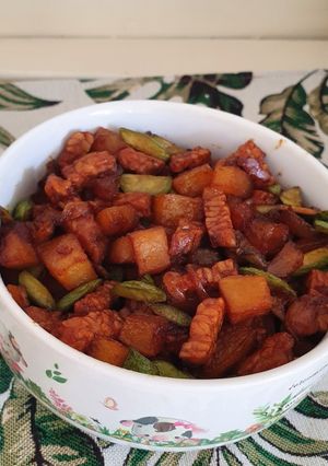 Foto resep Sambel goreng kentang pete