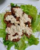 Ức gà rán sốt mayonnaise