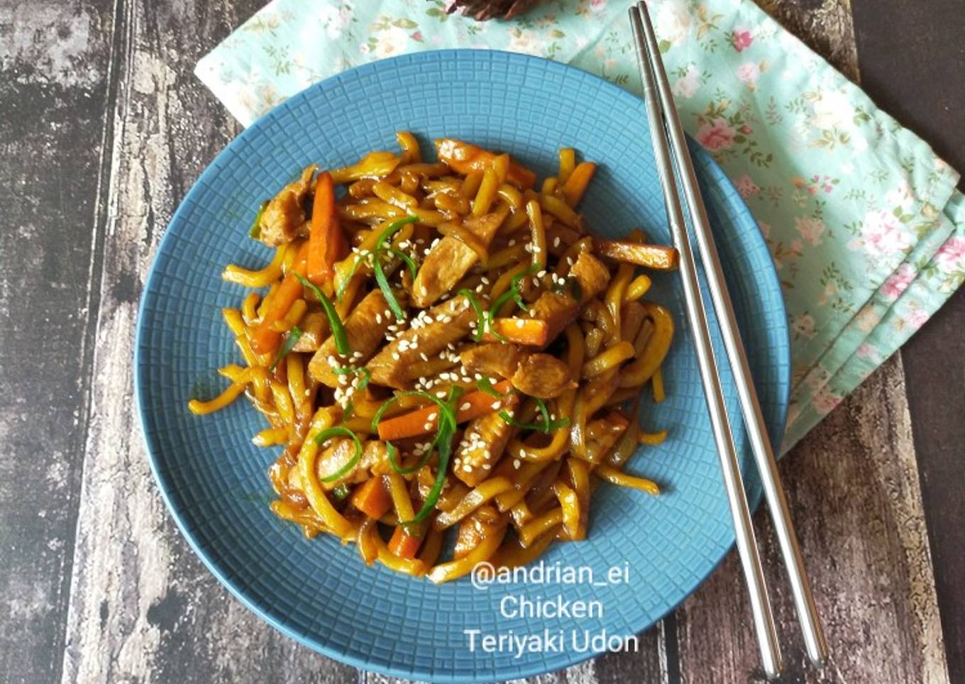 Chicken Teriyaki Udon