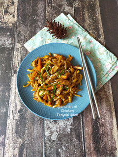 Foto resep Chicken Teriyaki Udon