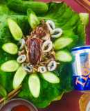 Mực lá chiên giòn