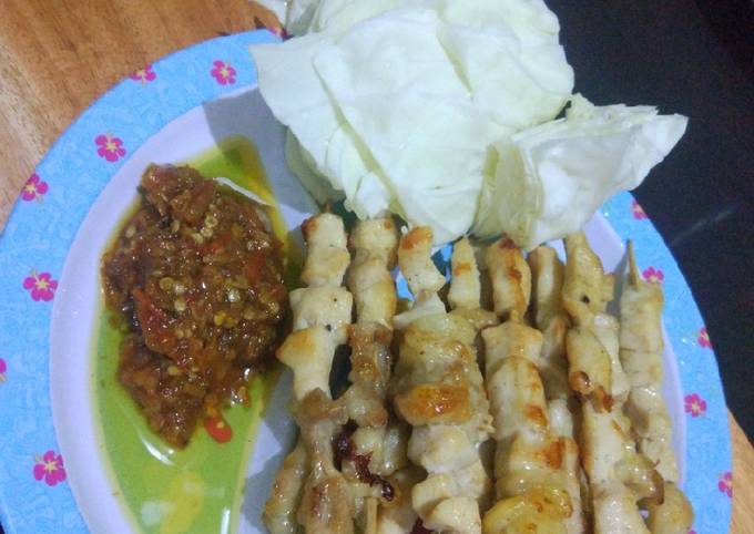 Cara Buat Sate Thaican sambel korek Ekonomis