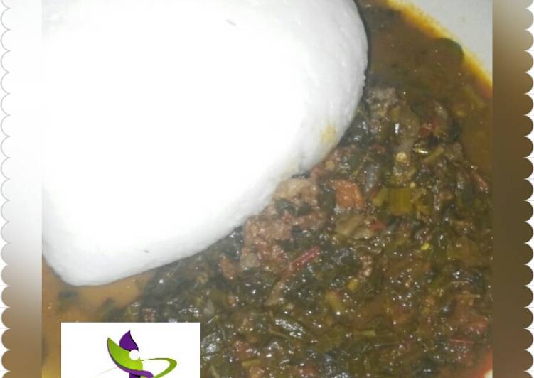 simple Tuwon shinkafa miyan alayyahu Recipe | Quick Way to make Tuwon shinkafa miyan alayyahu Homemade