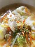 Easy Miso Soup with Frozen Dumplings
