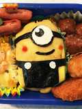 Minion Character Bento Omurice