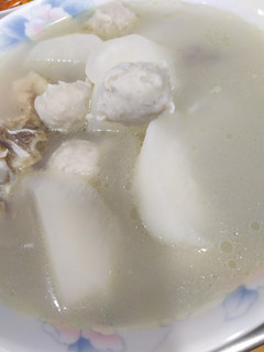 排骨白蘿蔔魚丸湯 的食譜成品照片