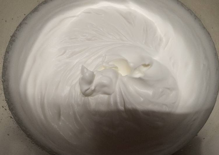 Comment Cuisiner Crème chantilly