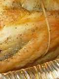 Pavo horneado a la naranja