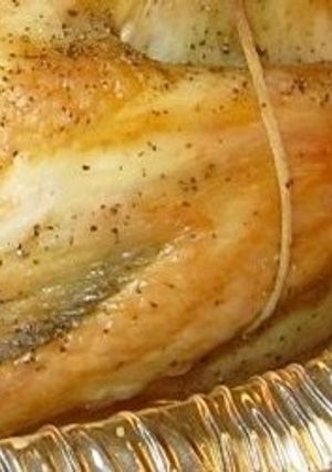 Una foto de Pavo horneado a la naranja
