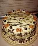 Diós-vaníliás mascarponés torta