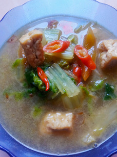 Foto resep Sawi Putih Kuah Santan Rebon