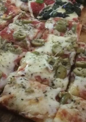 Una foto de Pizza casera
