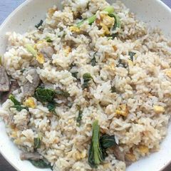 Chinese Beef Fried Rice A picture of Chinese Beef Fried Rice.