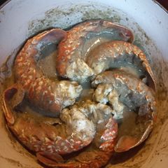 Crayfish Tail in Mushroom Sauce A picture of Crayfish Tail in Mushroom Sauce.