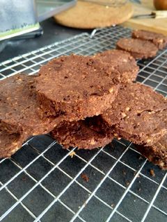 Une photo de Sablés noisette cacao