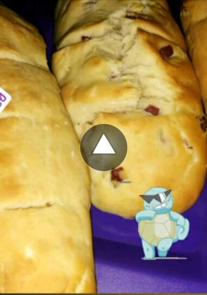 Una foto de Pan casero de salame🍞