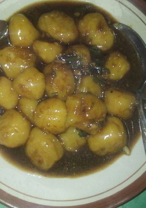 Foto resep 02. Cilok Kuah Pedas