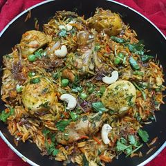 Spicy Bombay Chicken Biryani A picture of Spicy Bombay Chicken Biryani.