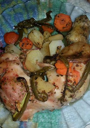 Una foto de Pata muslo al horno