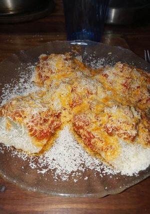 Una foto de Raviolones de verdura y ricota.😋
