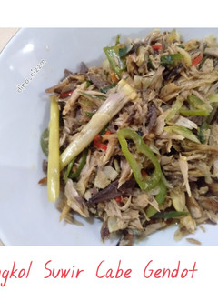 Foto resep Tongkol Suwir Cabe Gendot (bumbu iris)