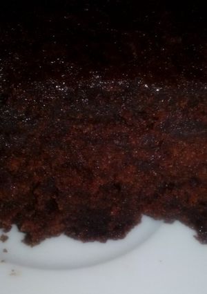Una foto de Brownie de chocolate
