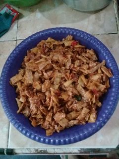 Foto resep Kering tempe kentang kulit pangsit