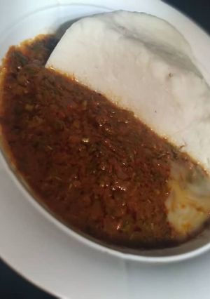A picture of Dumamen tuwon shinkafa.