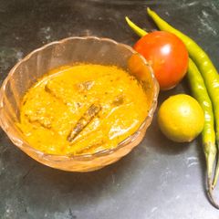 Dahi Bhindi Masala A picture of Dahi Bhindi Masala.