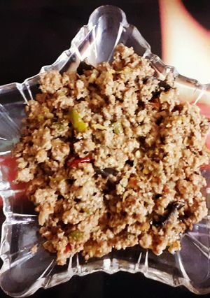A picture of Bhuna qeema.