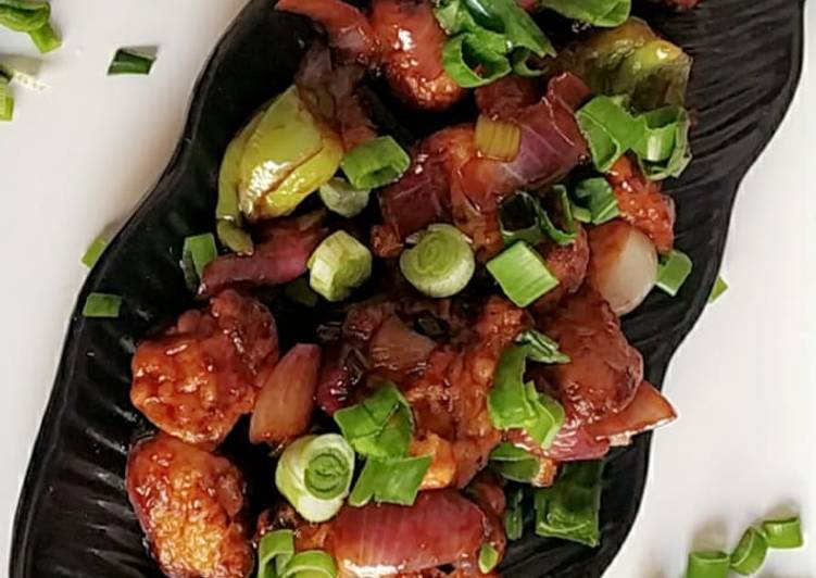 Simple Way to Make Speedy Cauliflower dry manchurian