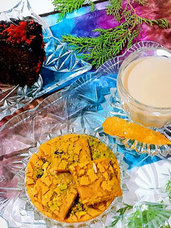 عکسی از دستور چای لته عسل