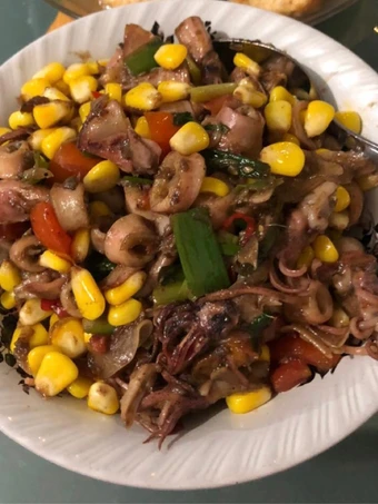 Cara Simple Membikin Resep  Cumi Asin Jagung Manis yang Sempurna, Enak