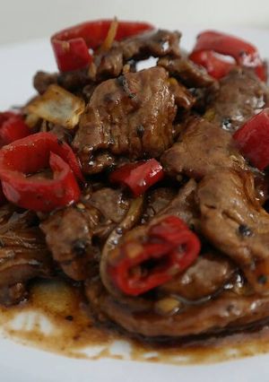 Foto resep Sapi Lada Hitam (Beef Blackpepper)