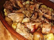 Uma foto de batata coelho