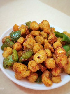 A picture of Crispy Pepper Fried Babycorns.