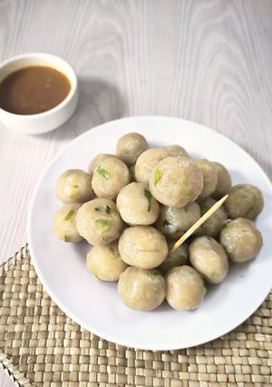 Foto resep Cilok Aci Bumbu Kacang