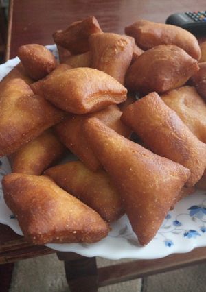 A picture of Wheat and maize flour mandazi.