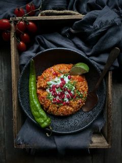 صورة لوصفة برغل بالبندورة