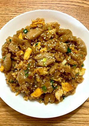 大腸醬油蛋炒飯 的食譜成品照片
