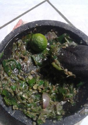 Foto resep Cobek cabe bakar
