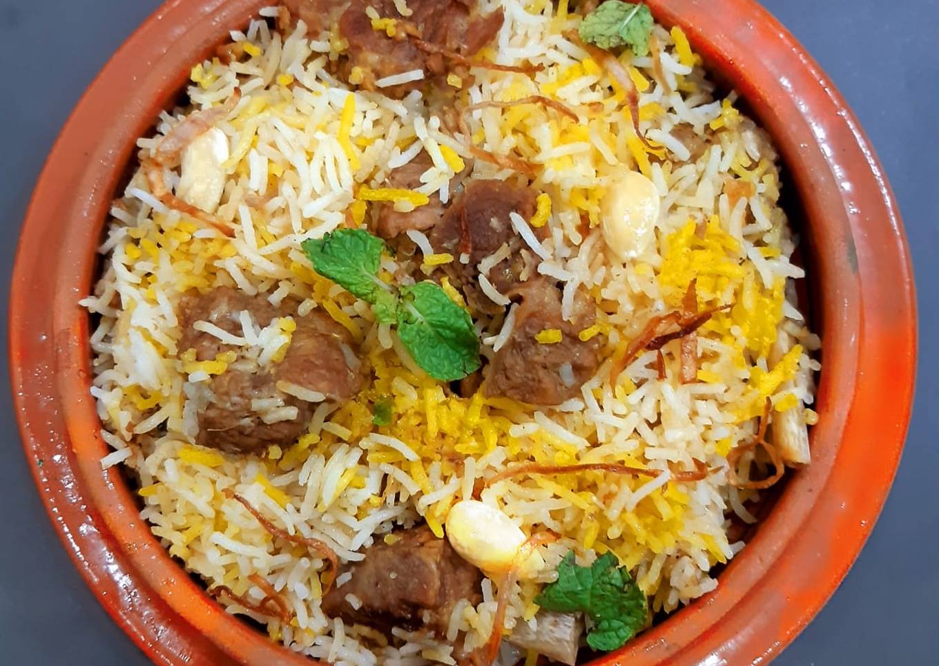 Khas Mutton Biryani (Dehli style)