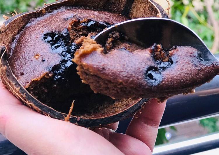 Easiest Way to Prepare Award-winning Chocolate cake in coconut shell